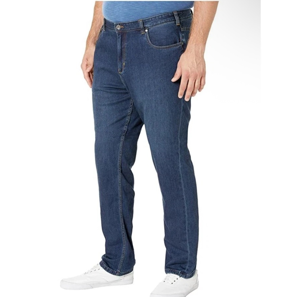Tommy Bahama Antigua Cove Jeans Mens 50x34 Dark Indigo Straight Leg BT121053